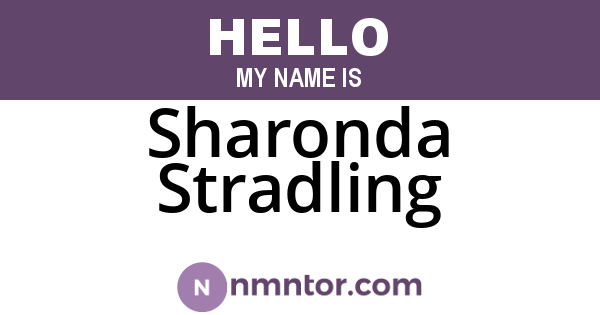 Sharonda Stradling