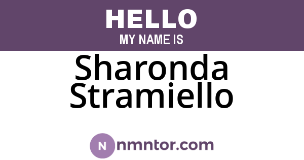 Sharonda Stramiello