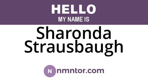 Sharonda Strausbaugh