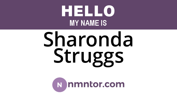 Sharonda Struggs