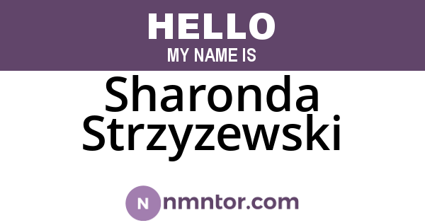 Sharonda Strzyzewski