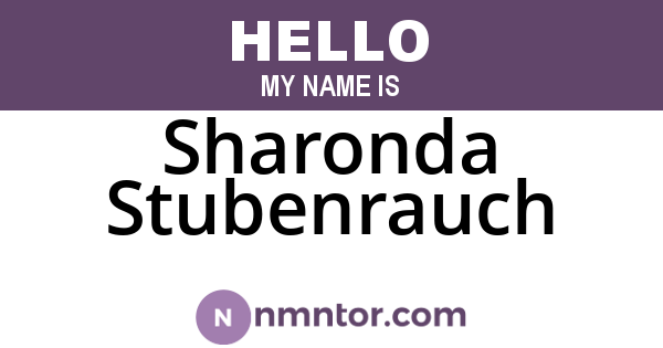 Sharonda Stubenrauch