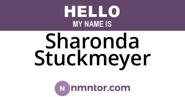 Sharonda Stuckmeyer