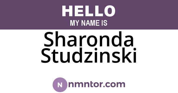 Sharonda Studzinski