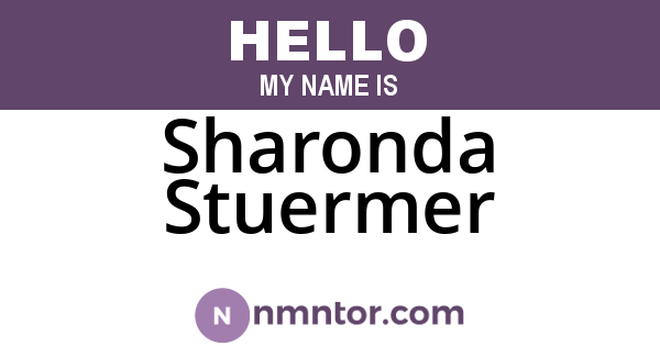 Sharonda Stuermer