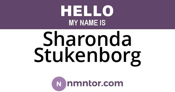 Sharonda Stukenborg