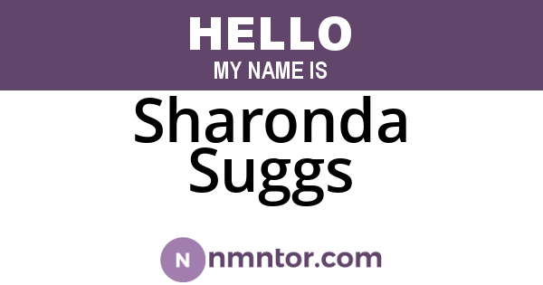 Sharonda Suggs