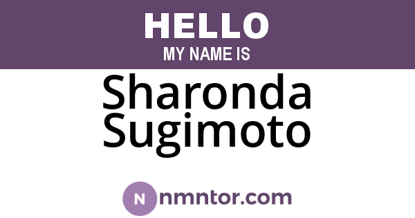 Sharonda Sugimoto