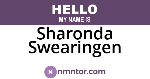 Sharonda Swearingen