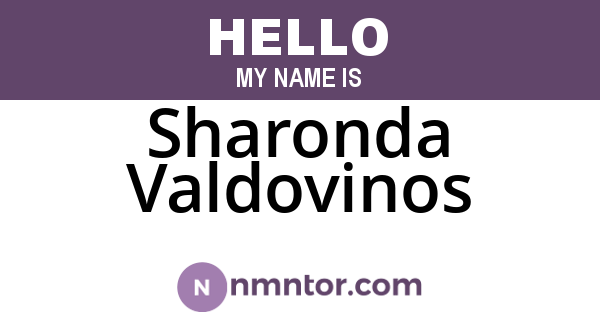 Sharonda Valdovinos