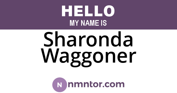 Sharonda Waggoner