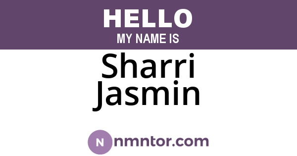 Sharri Jasmin