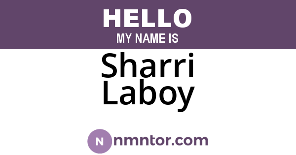 Sharri Laboy