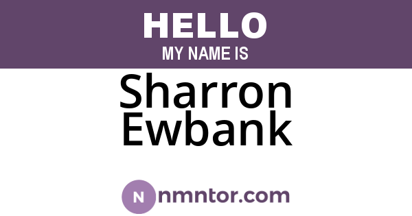 Sharron Ewbank