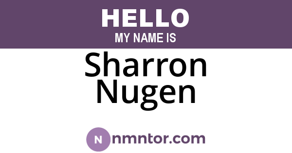 Sharron Nugen
