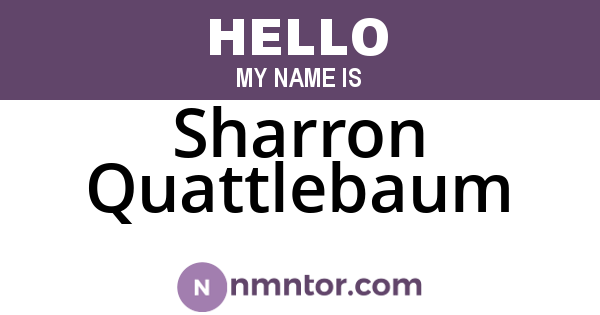 Sharron Quattlebaum