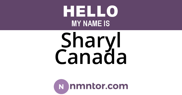 Sharyl Canada