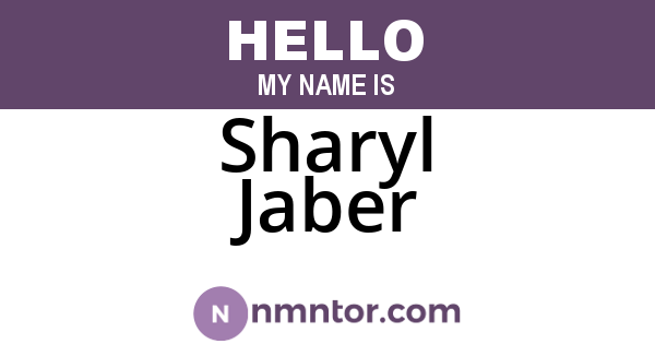 Sharyl Jaber