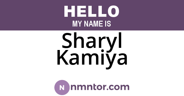 Sharyl Kamiya