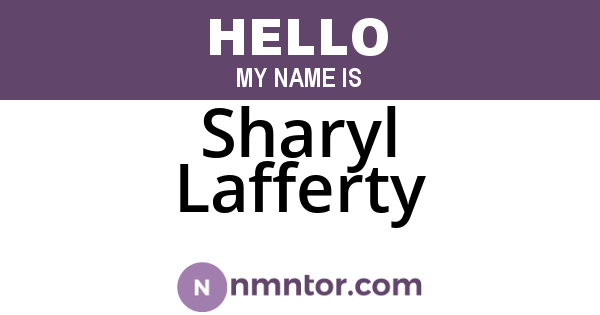 Sharyl Lafferty