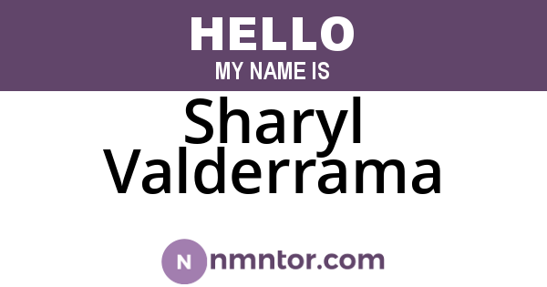 Sharyl Valderrama