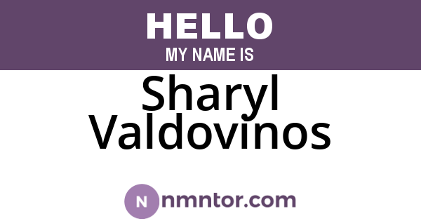 Sharyl Valdovinos