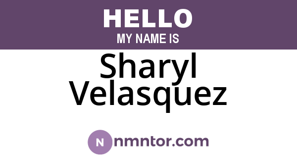 Sharyl Velasquez