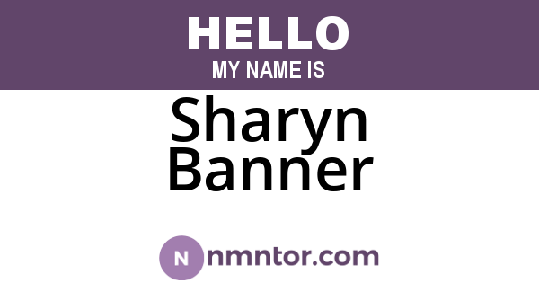 Sharyn Banner