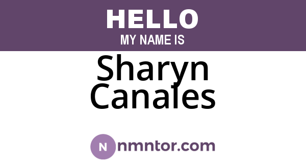 Sharyn Canales