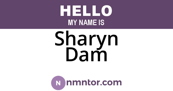 Sharyn Dam
