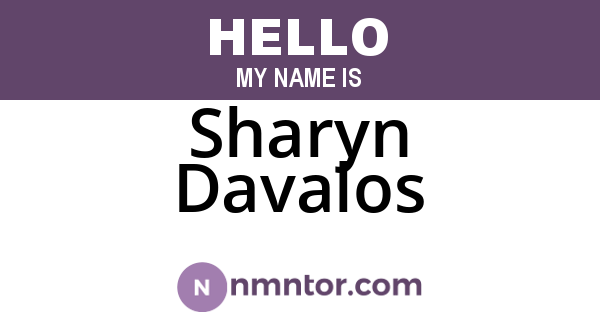 Sharyn Davalos