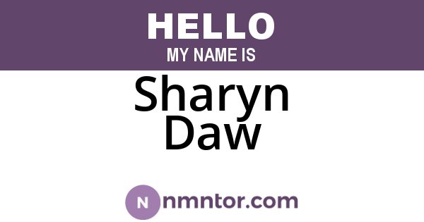 Sharyn Daw