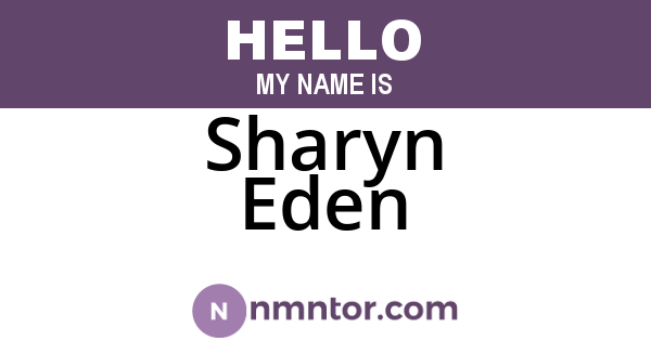Sharyn Eden