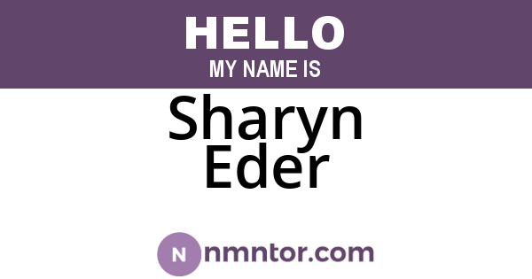 Sharyn Eder
