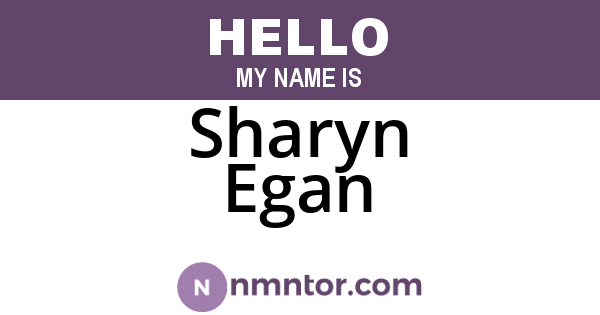 Sharyn Egan