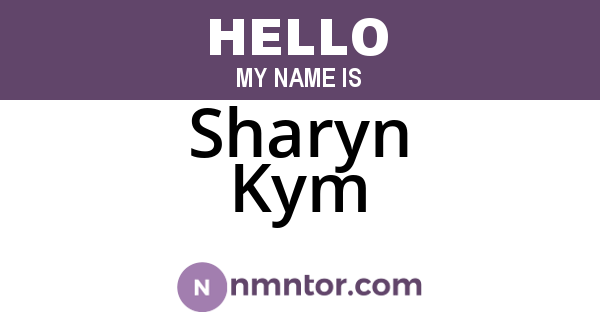 Sharyn Kym
