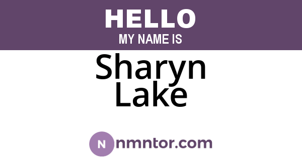Sharyn Lake
