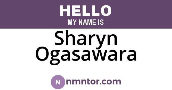 Sharyn Ogasawara