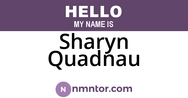 Sharyn Quadnau