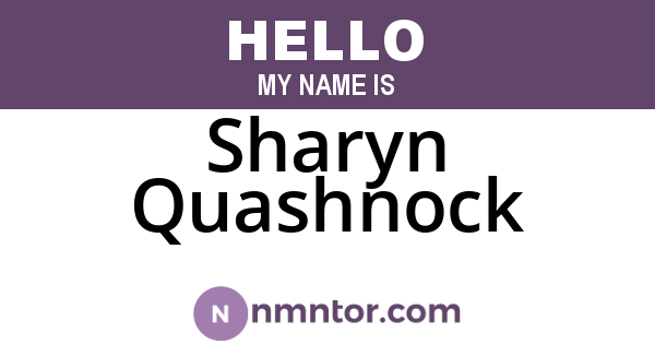Sharyn Quashnock