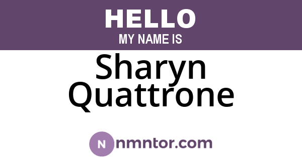 Sharyn Quattrone
