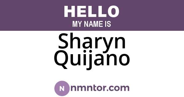 Sharyn Quijano