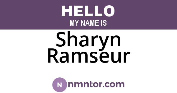 Sharyn Ramseur