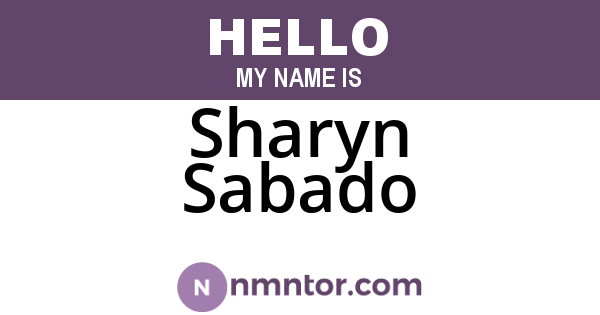 Sharyn Sabado