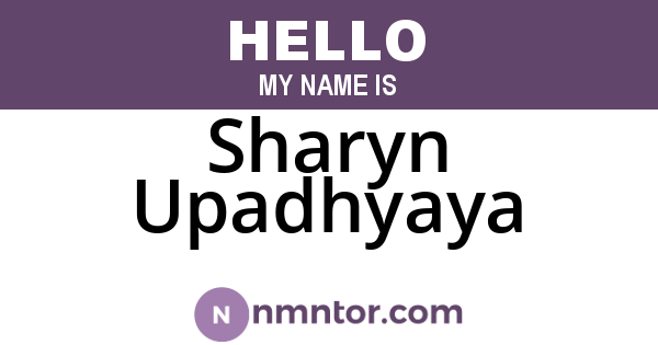 Sharyn Upadhyaya