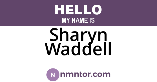 Sharyn Waddell