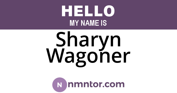Sharyn Wagoner