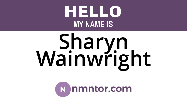 Sharyn Wainwright