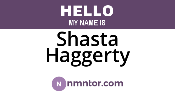 Shasta Haggerty