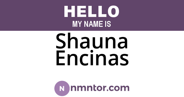 Shauna Encinas